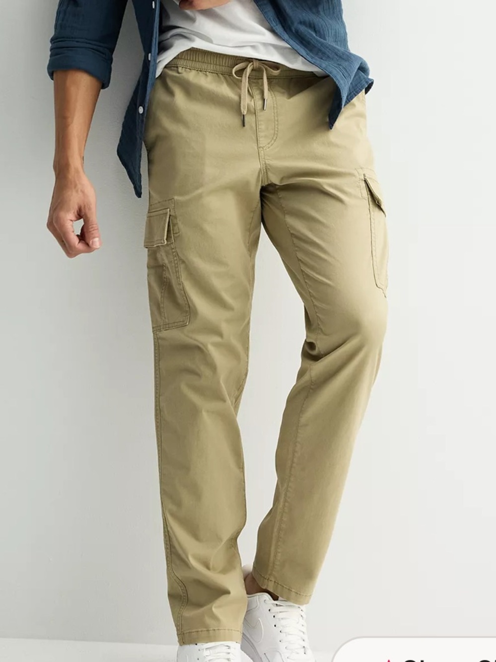 NWT Sonoma pull-on cargo pants